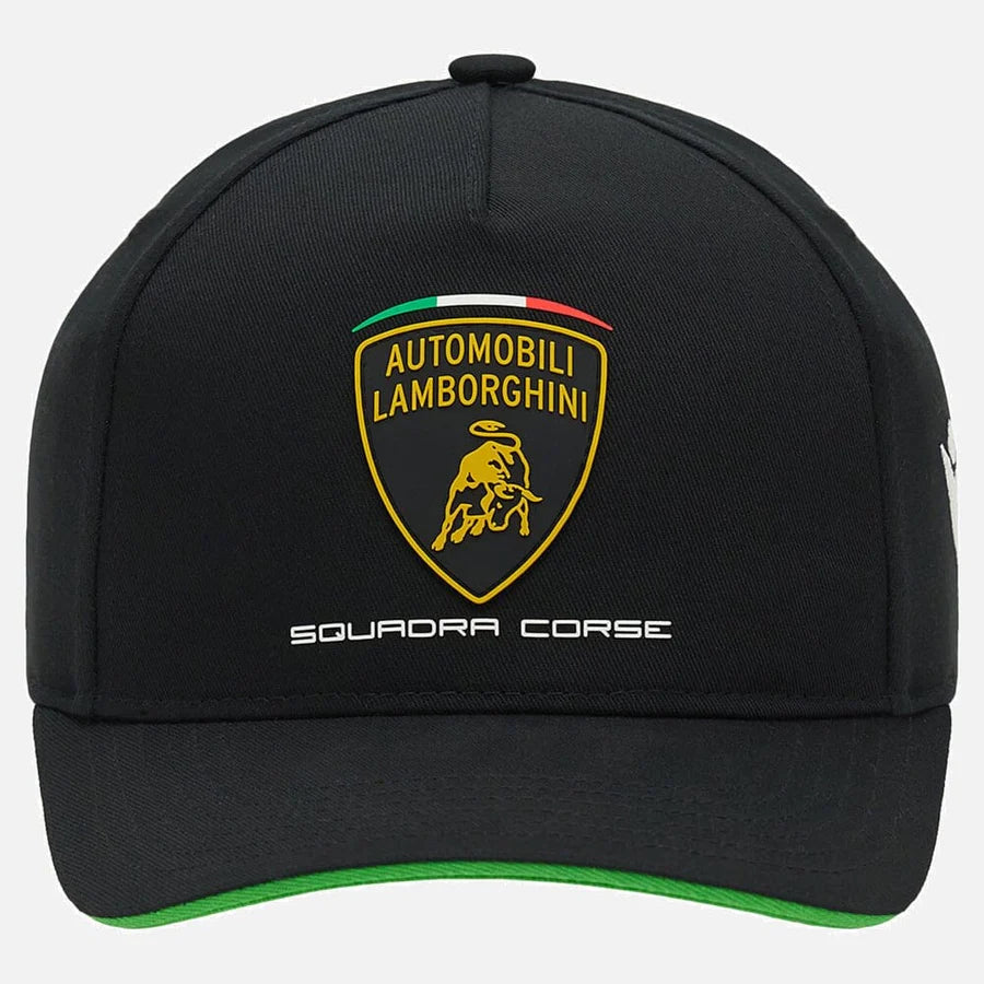 AUTOMOBILI LAMBORGHINI SQUADRA CORSE TEAM HAT - BLACK