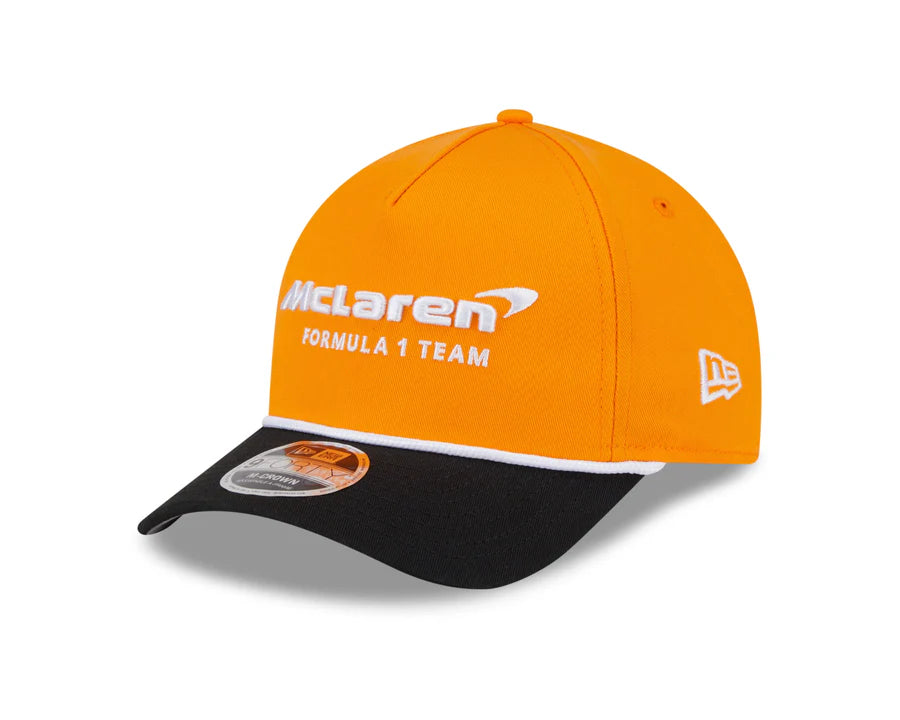 McLaren F1 NEW ERA 9Forty M-Crown 2025 Two-Tone TEAM HAT - Adult Size