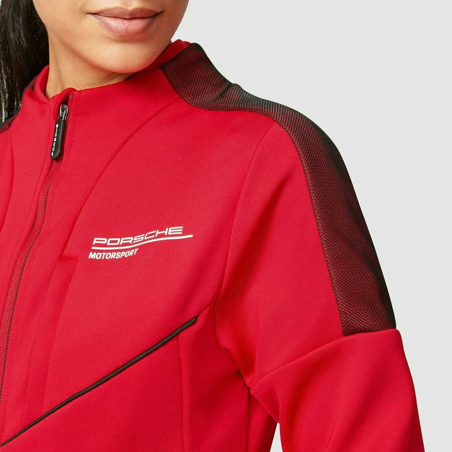 Porsche Motorsport Women's Softshell Jacket - Red