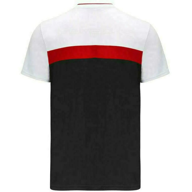 Porsche Motorsport Men's Color Block T-Shirt Black, Red & White