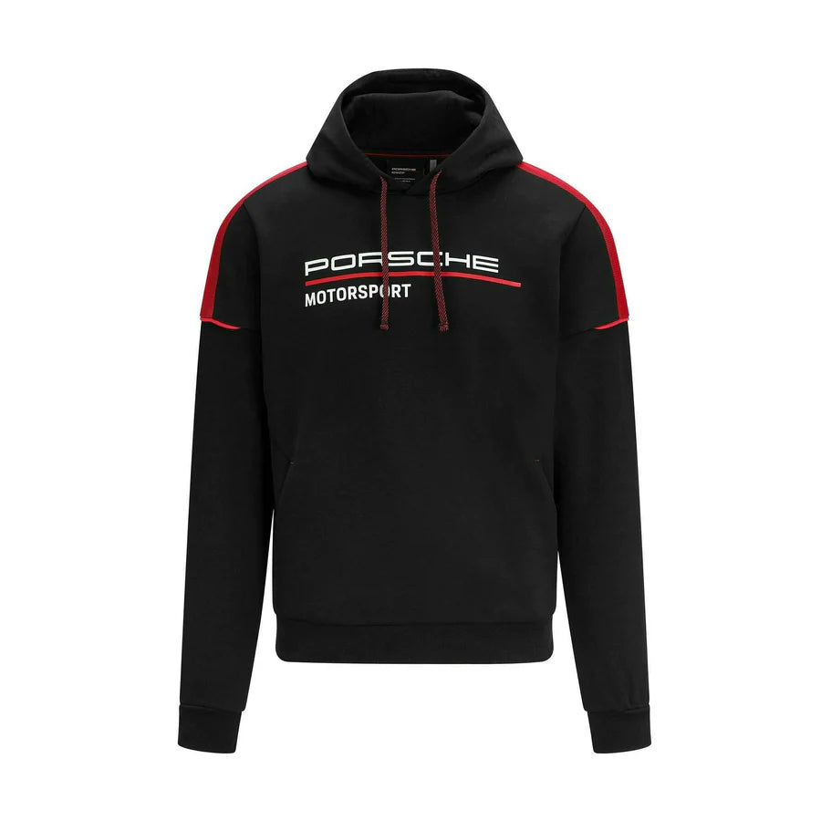 Porsche Motorsport Men's Hoodie Sweatshirt - Black