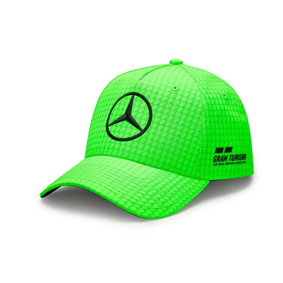 Mercedes Amg Petronas F1 2023 Special Edition Lewis Hamilton Silverstone Gp Hat- Green