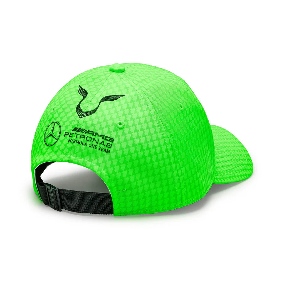 Mercedes Amg Petronas F1 2023 Special Edition Lewis Hamilton Silverstone Gp Hat- Green