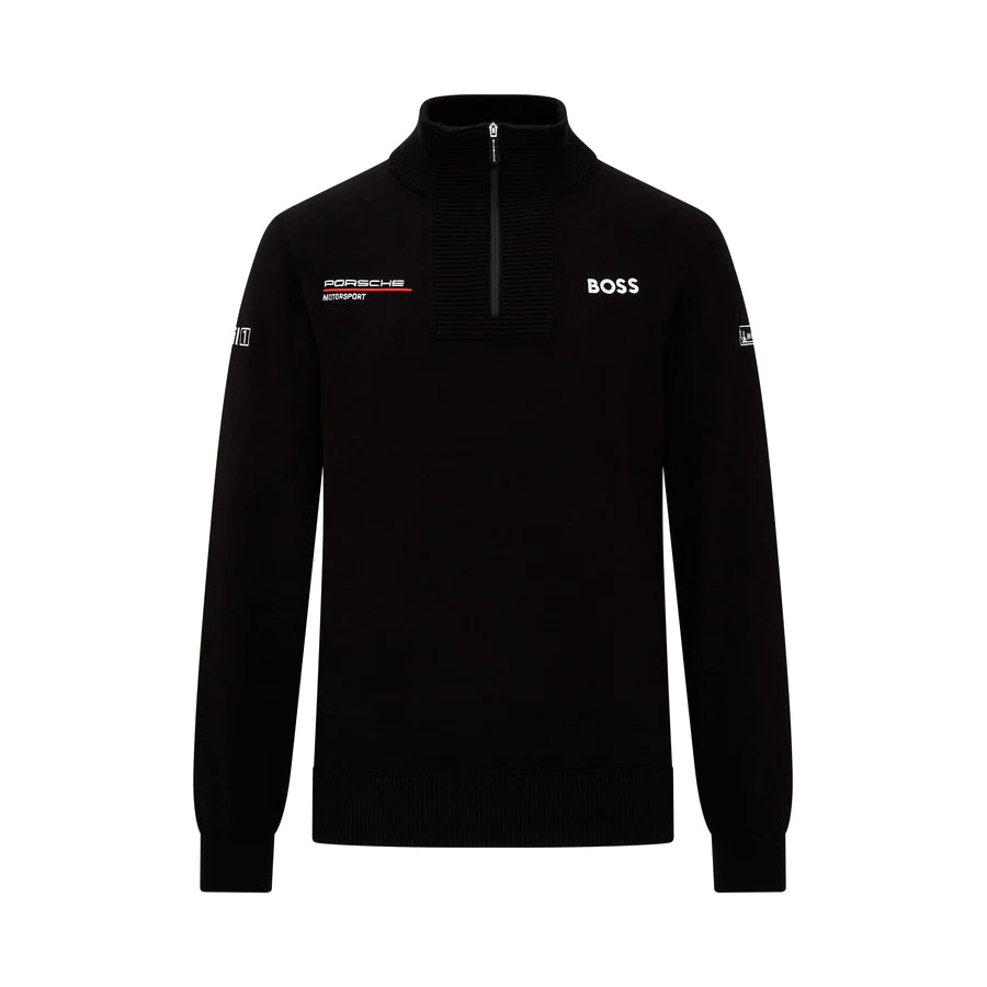 Porsche Motorsport Men's Team Knitted Sweater - Black