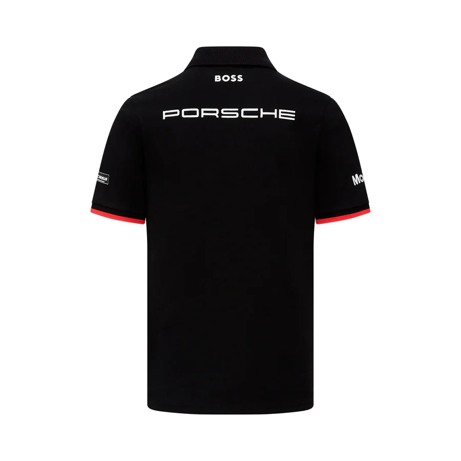 Porsche Motorsport Men's Team Polo - Black