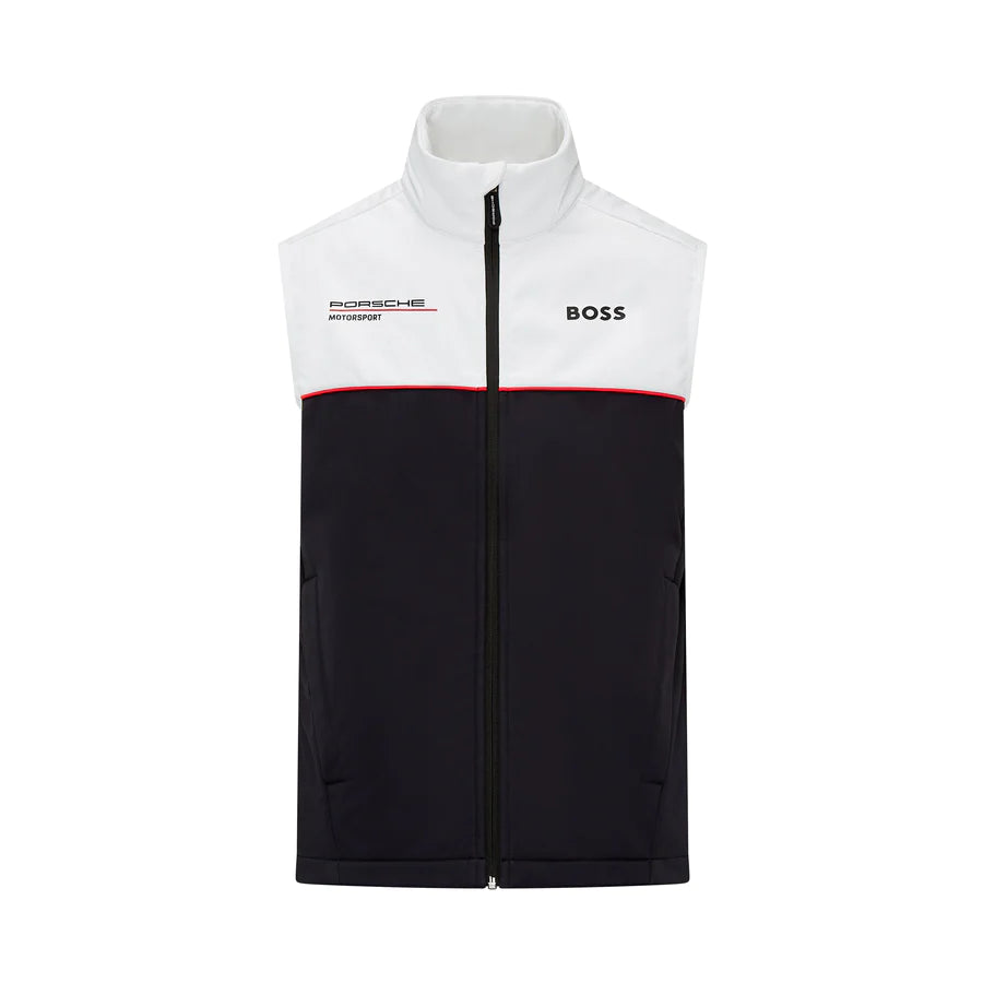 Porsche Motorsport Men's Team Vest - Black & White