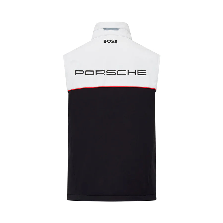 Porsche Motorsport Men's Team Vest - Black & White