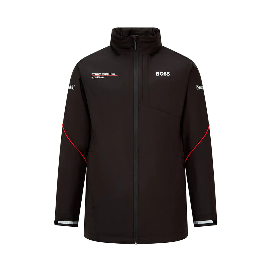 Porsche Motorsport Men's Team Rain Jacket - Black