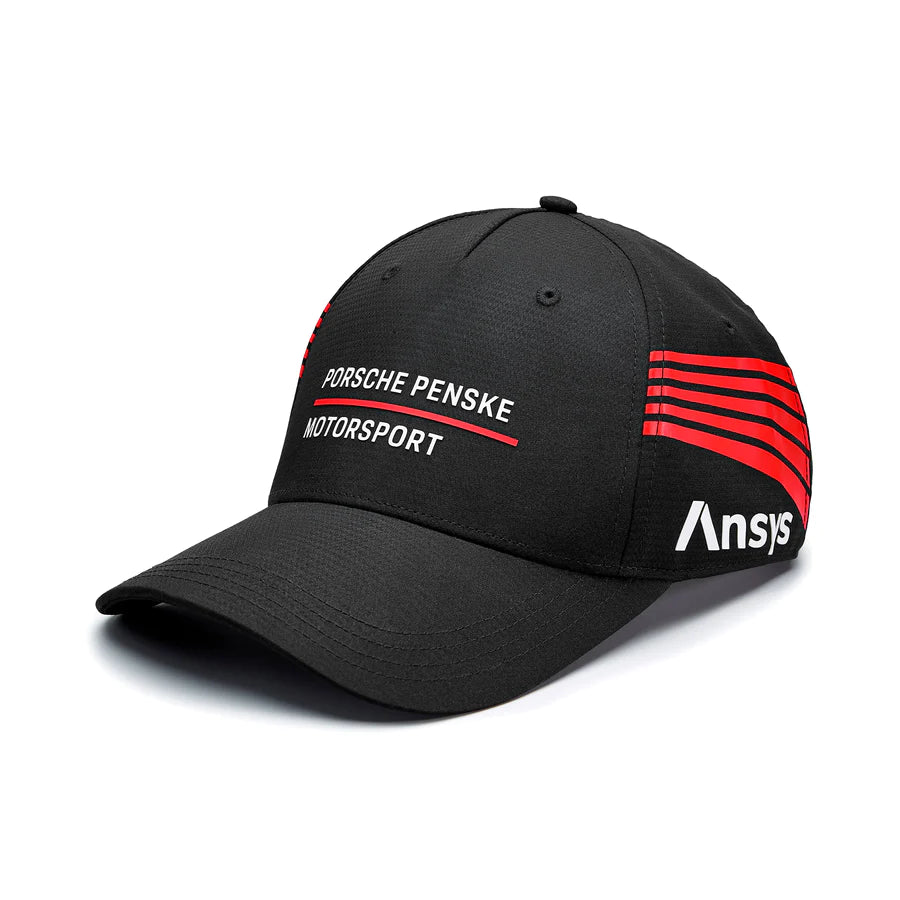 Porsche Penske Motorsport Hat - Black/Red