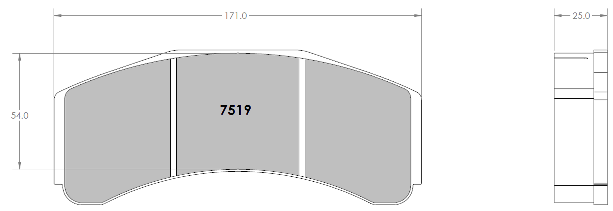 PFC Racing Brake Pads - 7519
