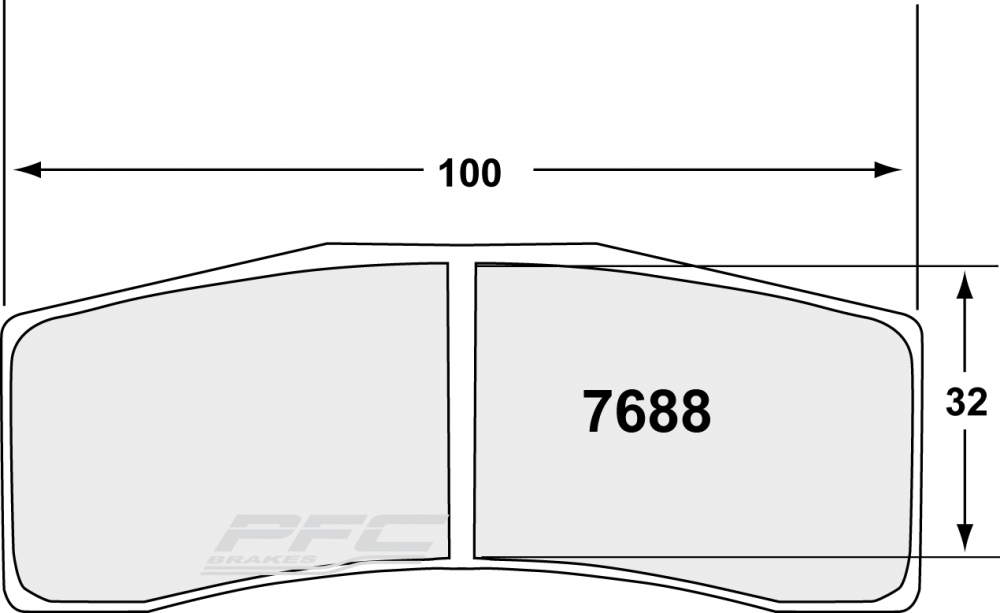 PFC Racing Brake Pads - 7688