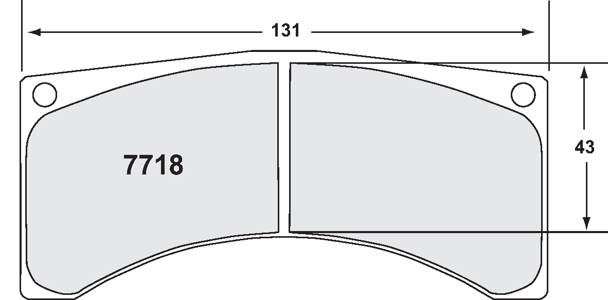 PFC Racing Brake Pads - 7718