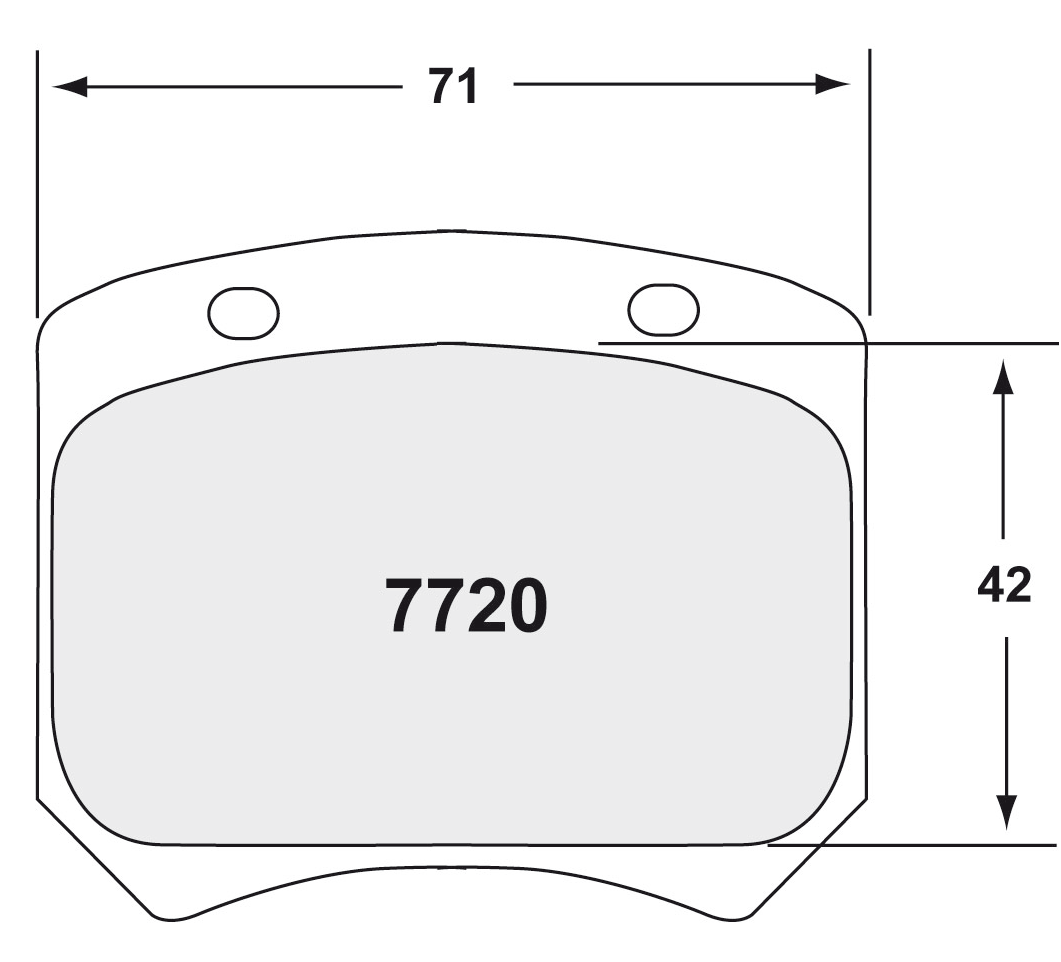 PFC Racing Brake Pads - 7720
