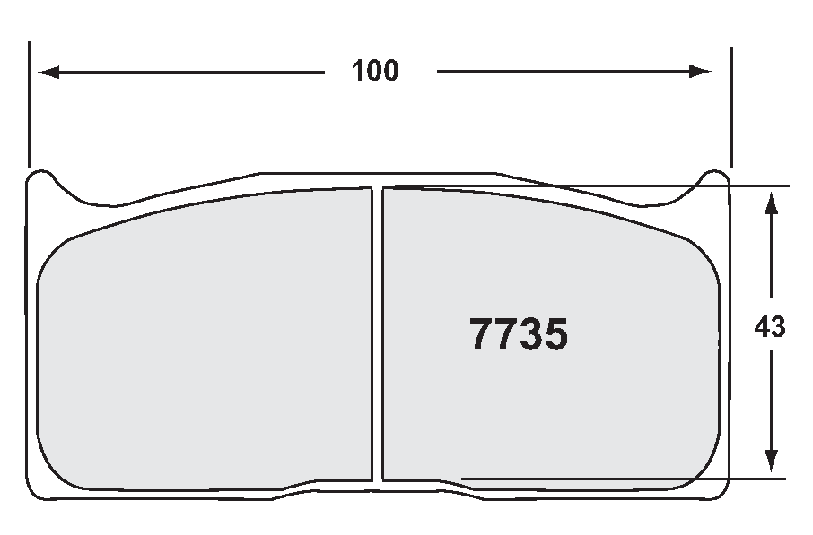 PFC Racing Brake Pads - 7735