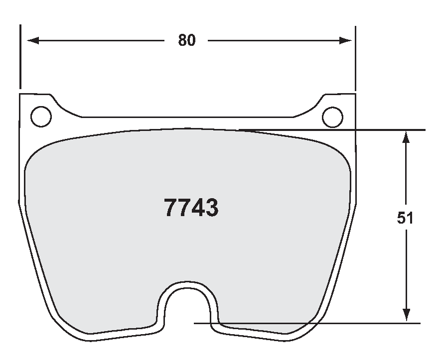 PFC Racing Brake Pads - 7743