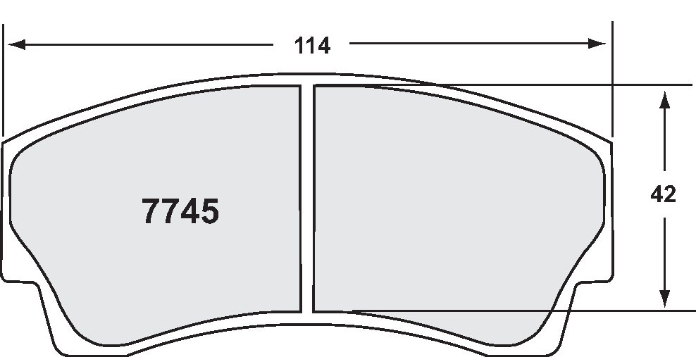 PFC Racing Brake Pads - 7745