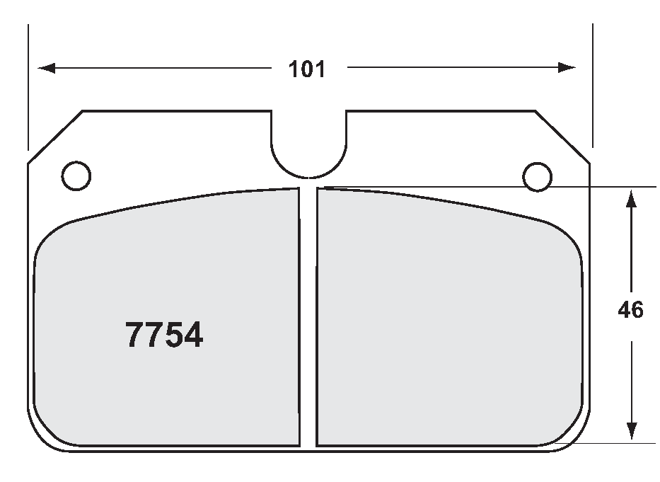 PFC Racing Brake Pads - 7754