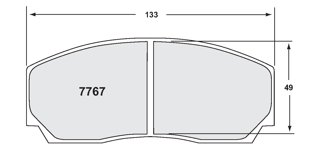 PFC Racing Brake Pads - 7767
