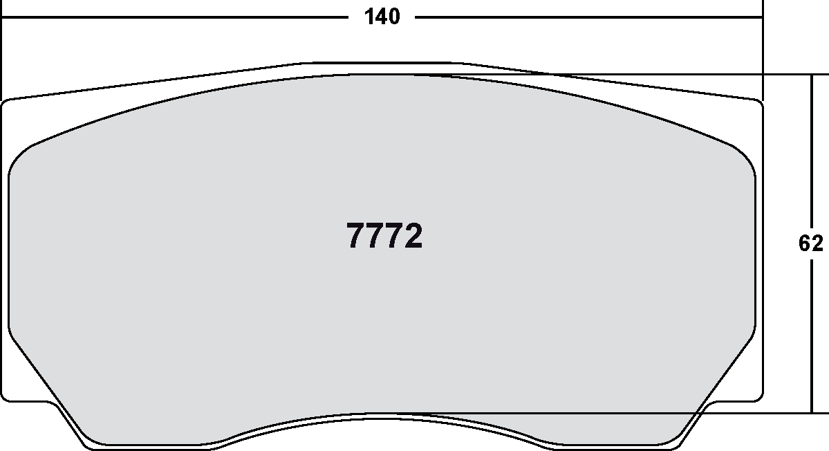 PFC Racing Brake Pads - 7772