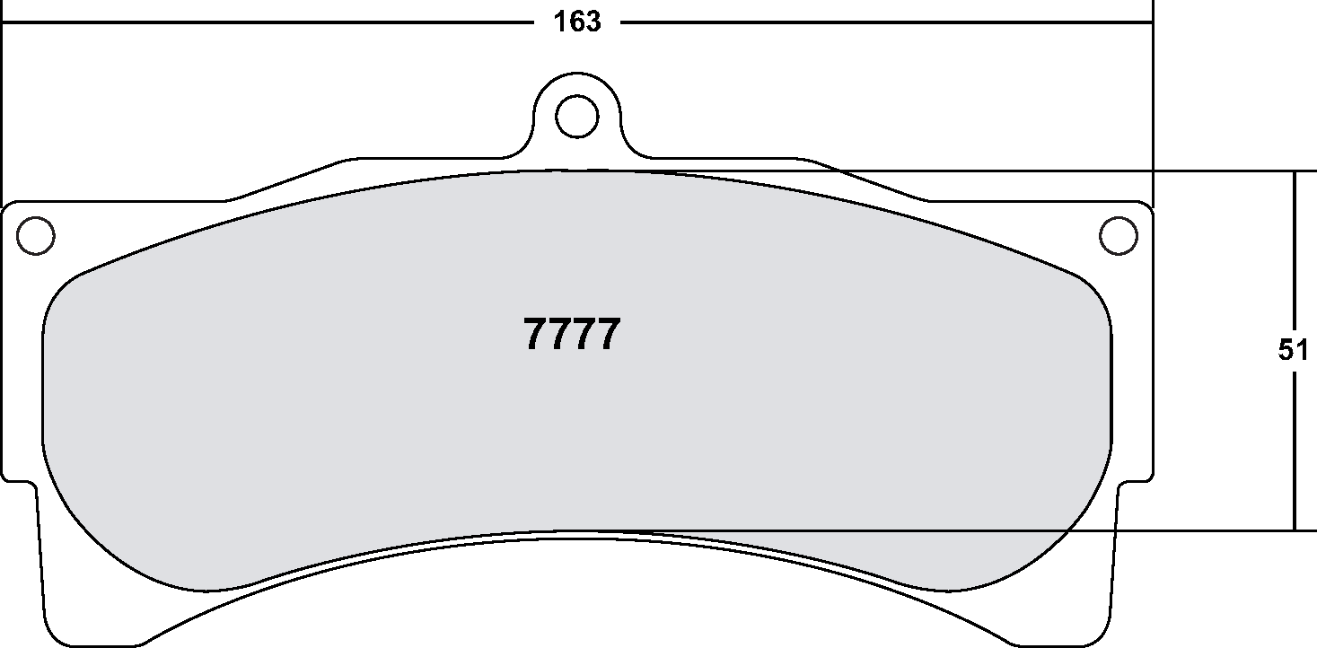PFC Racing Brake Pads - 7777