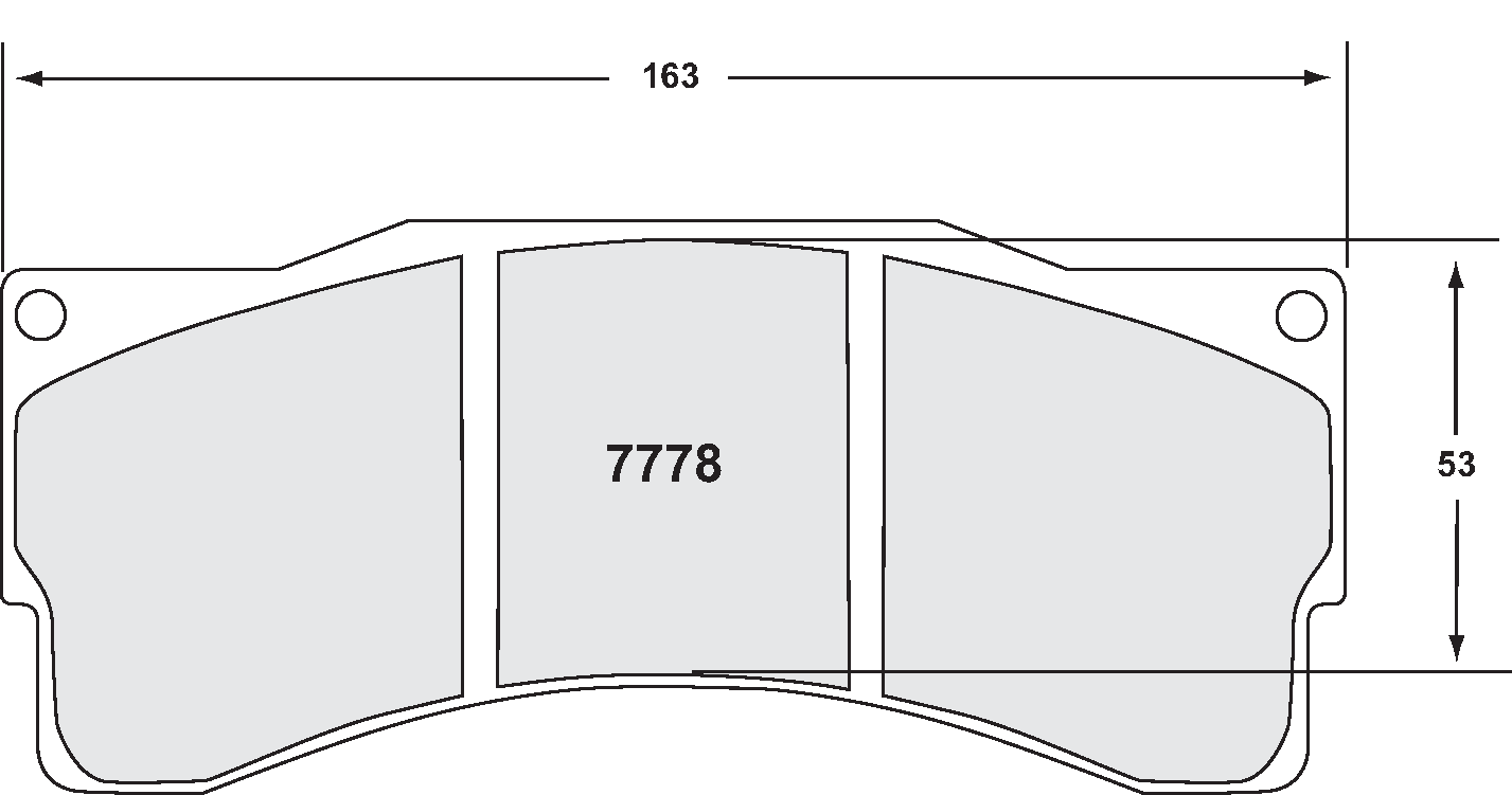 PFC Racing Brake Pads - 7778