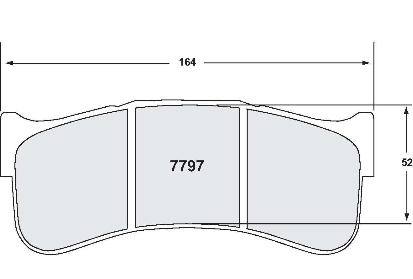 PFC Racing Brake Pads - 7797