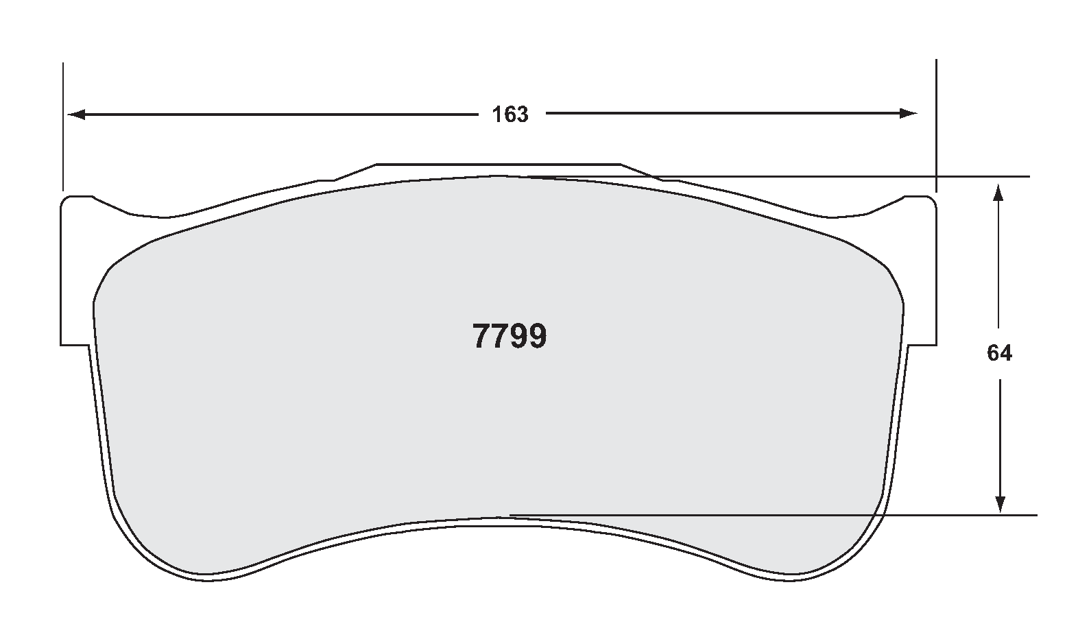 PFC Racing Brake Pads - 7799