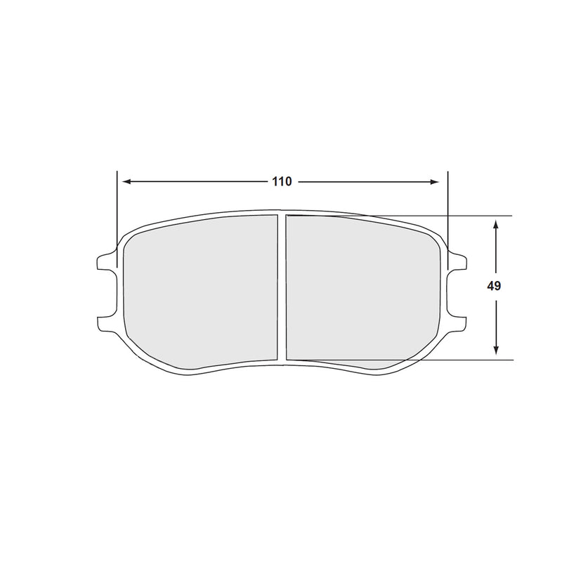 PFC Racing Brake Pads - 7969
