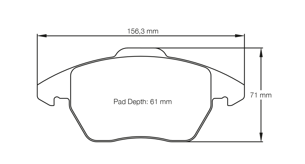 Pagid Racing Brake Pads - 8001