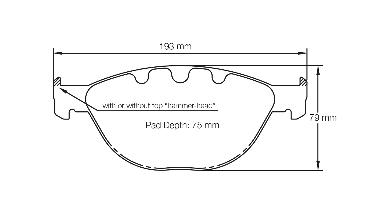 Pagid Racing Brake Pads - 8019