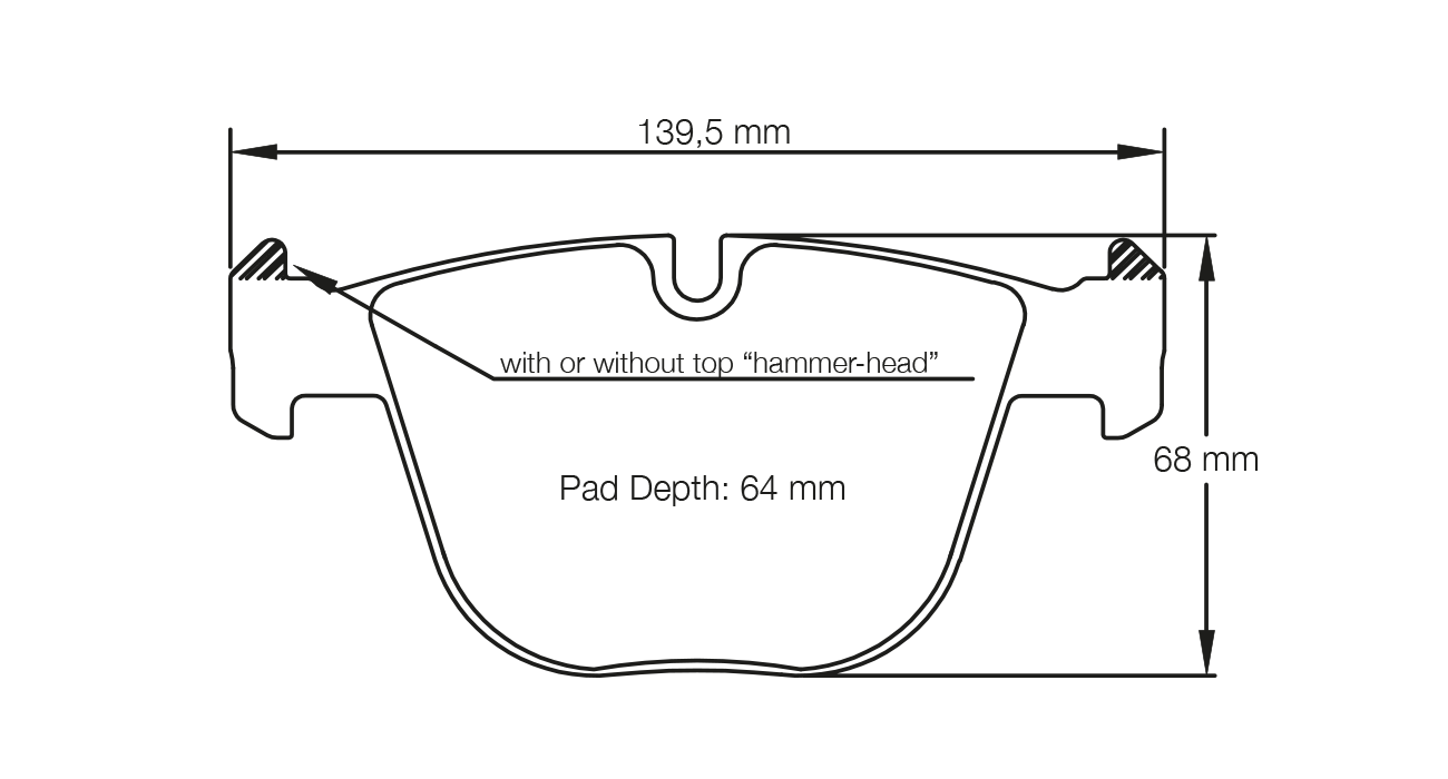 Pagid Racing Brake Pads - 8021