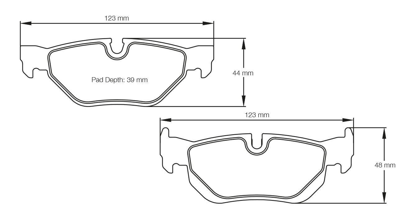 Pagid Racing Brake Pads - 8035