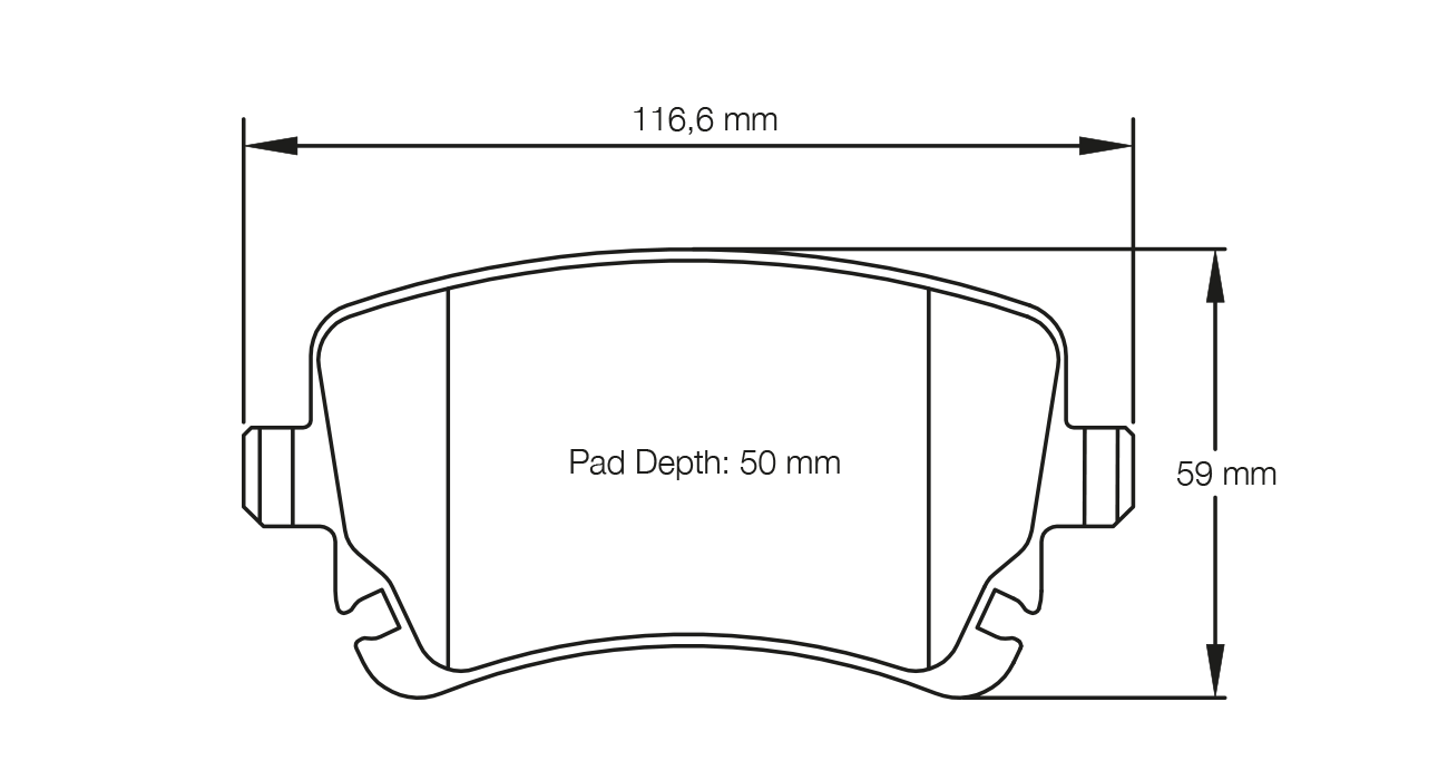 Pagid Racing Brake Pads - 8039