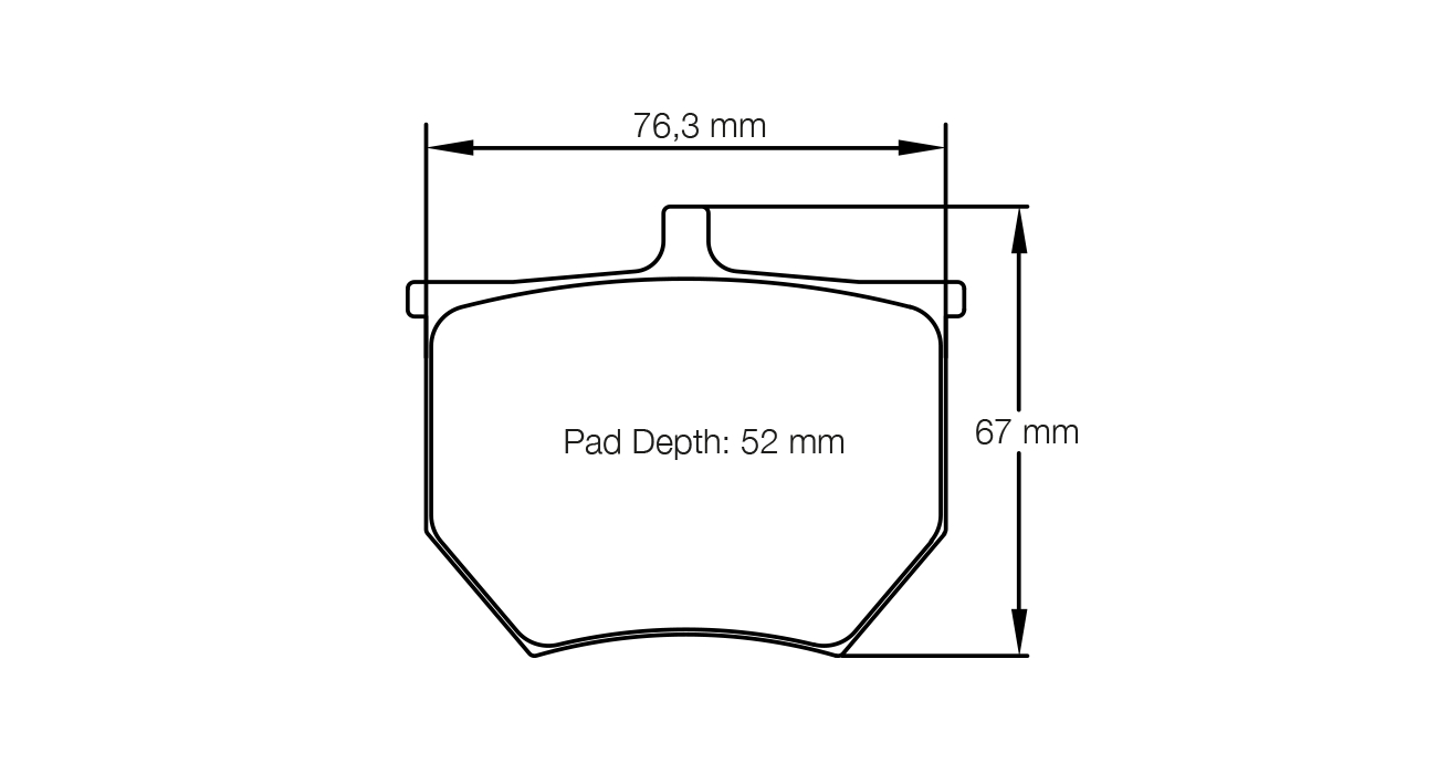 Pagid Racing Brake Pads - 8040