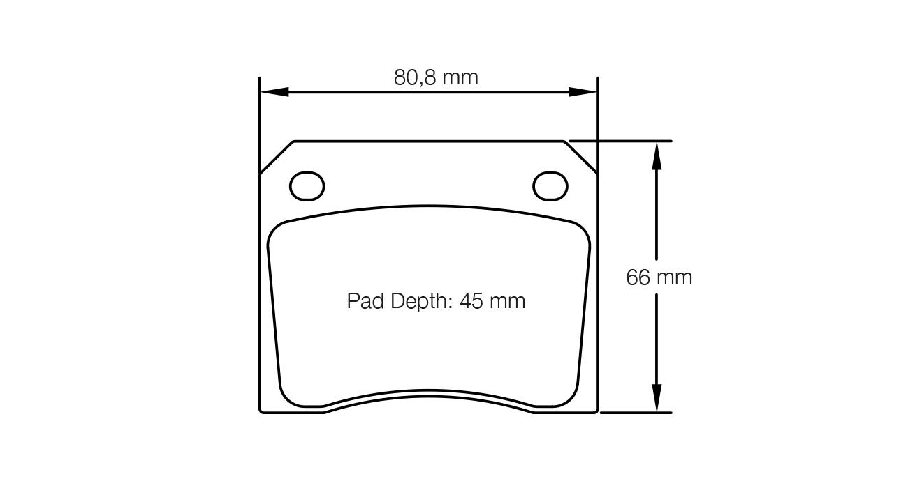 Pagid Racing Brake Pads - 8041