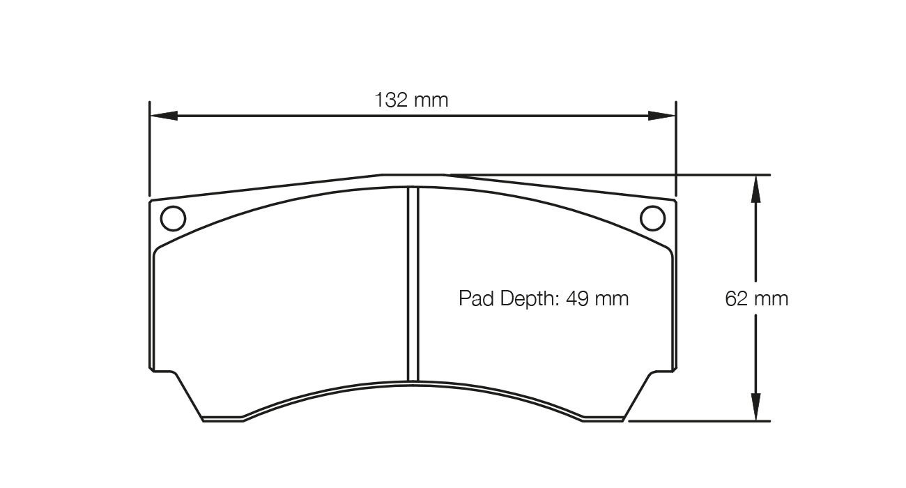 Pagid Racing Brake Pads - 8050