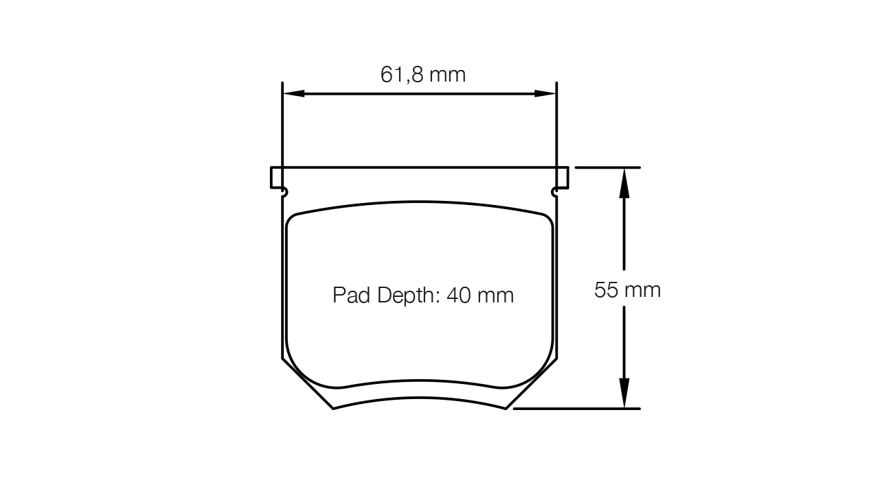 Pagid Racing Brake Pads - 8055