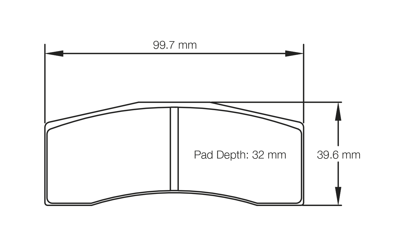 Pagid Racing Brake Pads - 8069