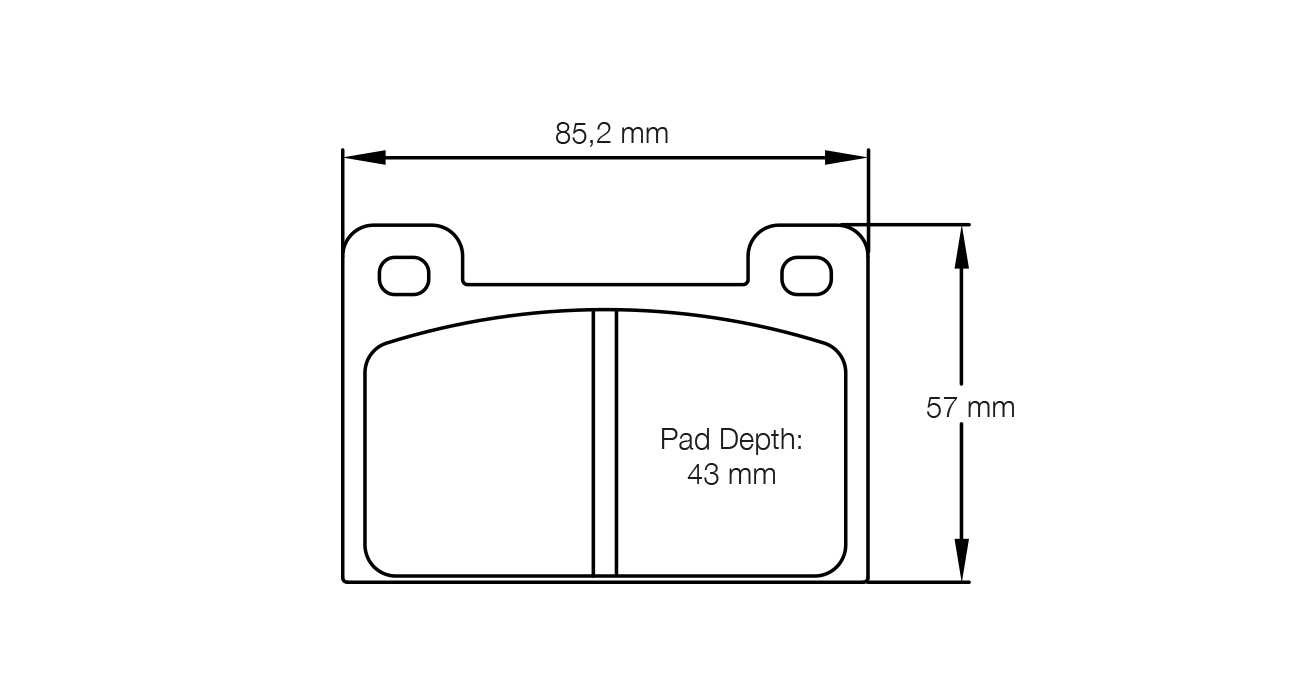 Pagid Racing Brake Pads - 8067