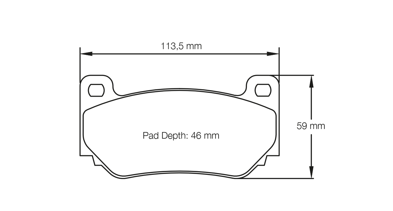 Pagid Racing Brake Pads - 8076