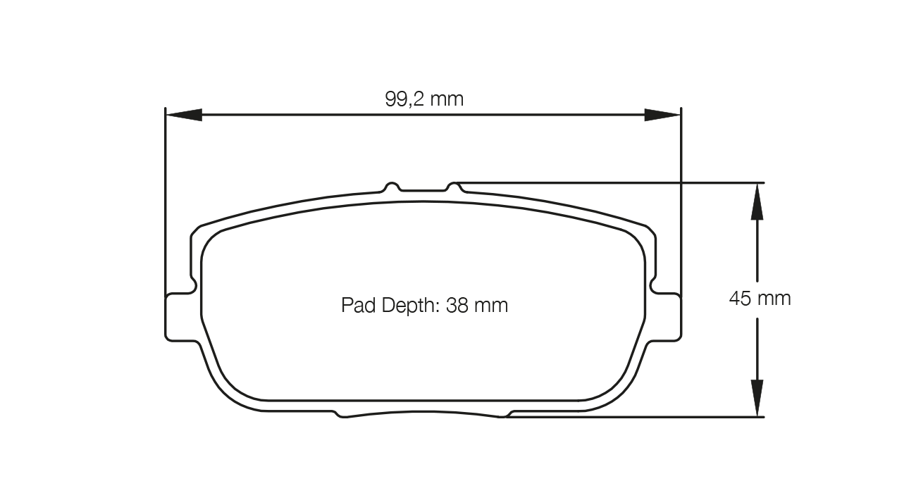 Pagid Racing Brake Pads - 8077