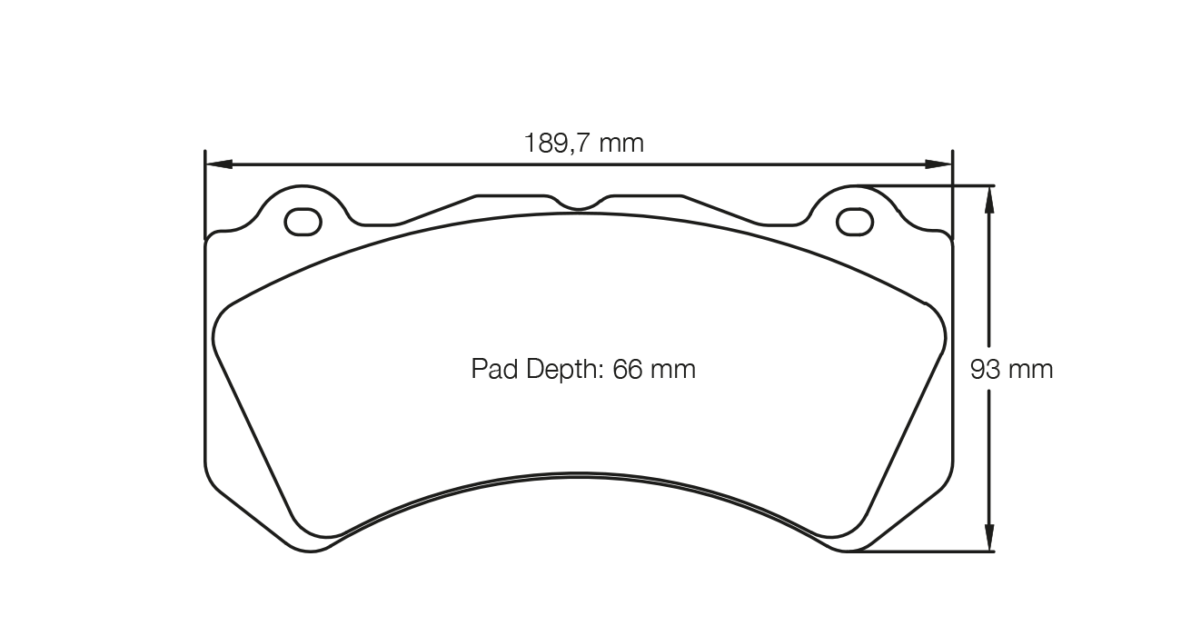 Pagid Racing Brake Pads - 8081