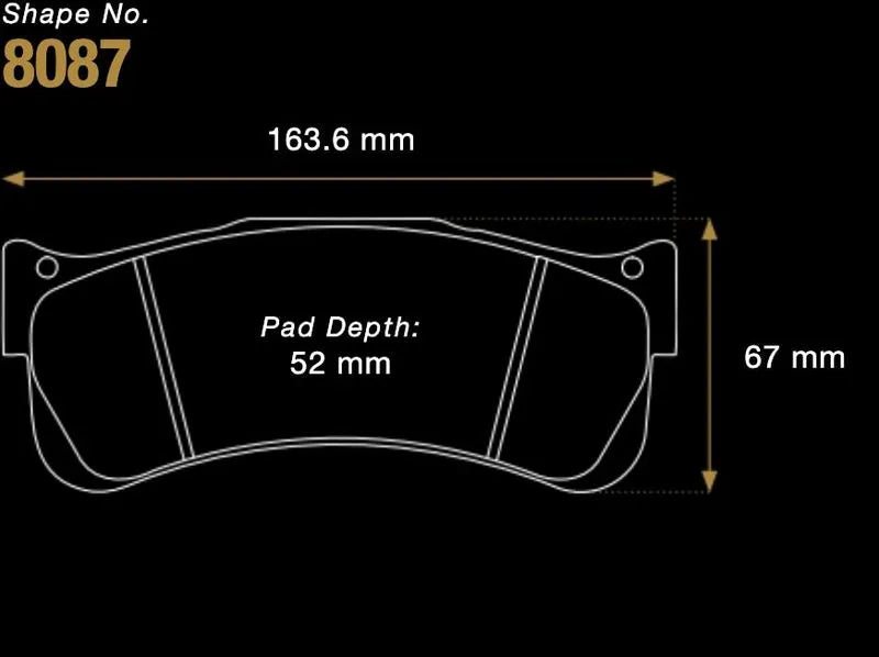 Pagid Racing RSX Premium Brake Pads