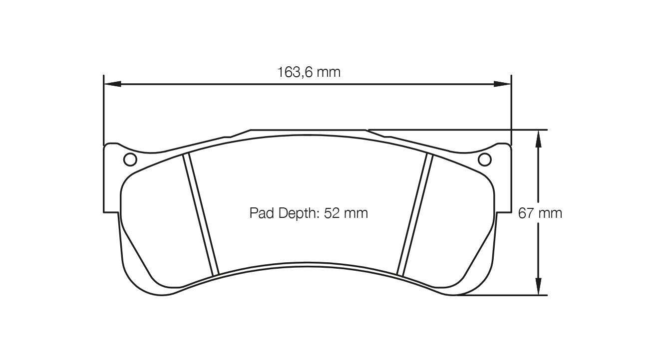 Pagid Racing Brake Pads - 8087