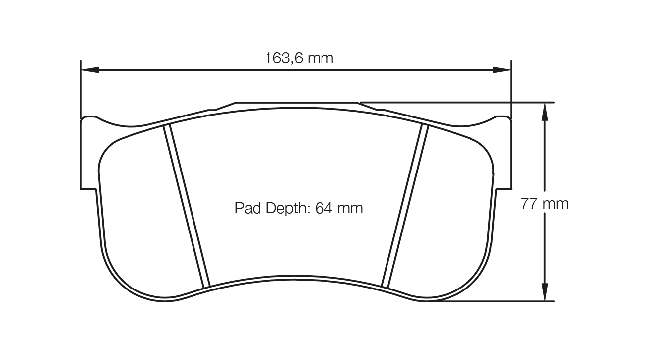 Pagid Racing Brake Pads - 8098