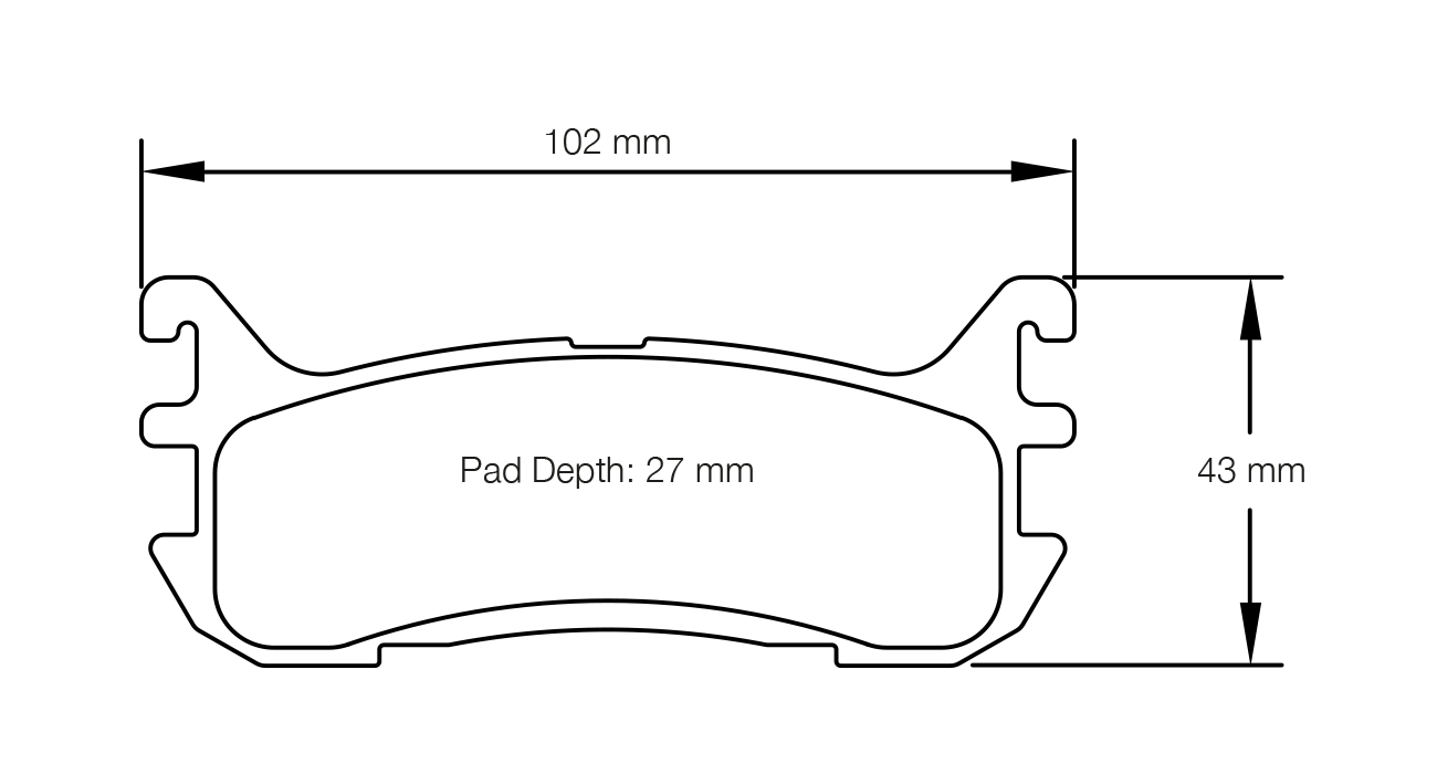 Pagid Racing Brake Pads - 8129