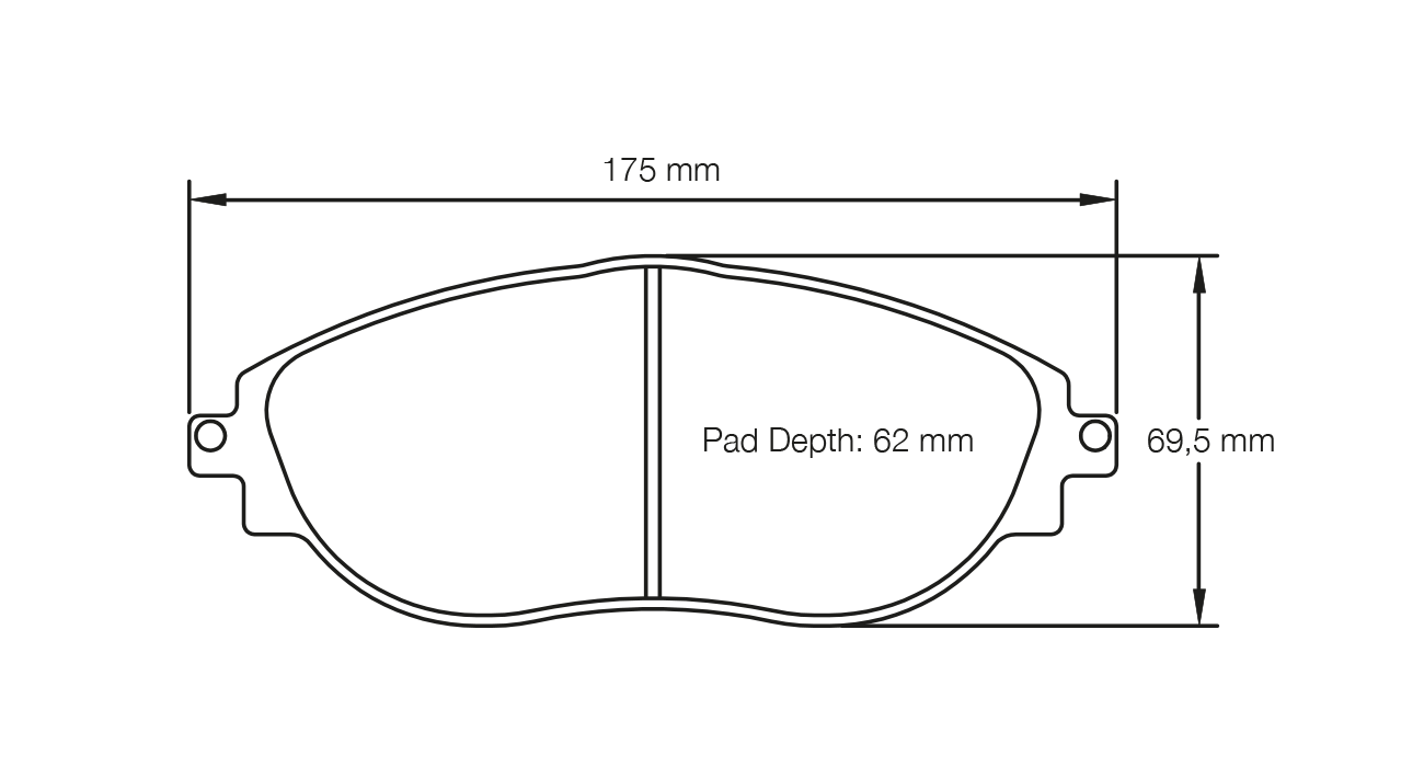 Pagid Racing Brake Pads - 8201