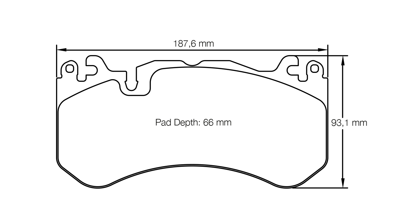 Pagid Racing Brake Pads - 8238