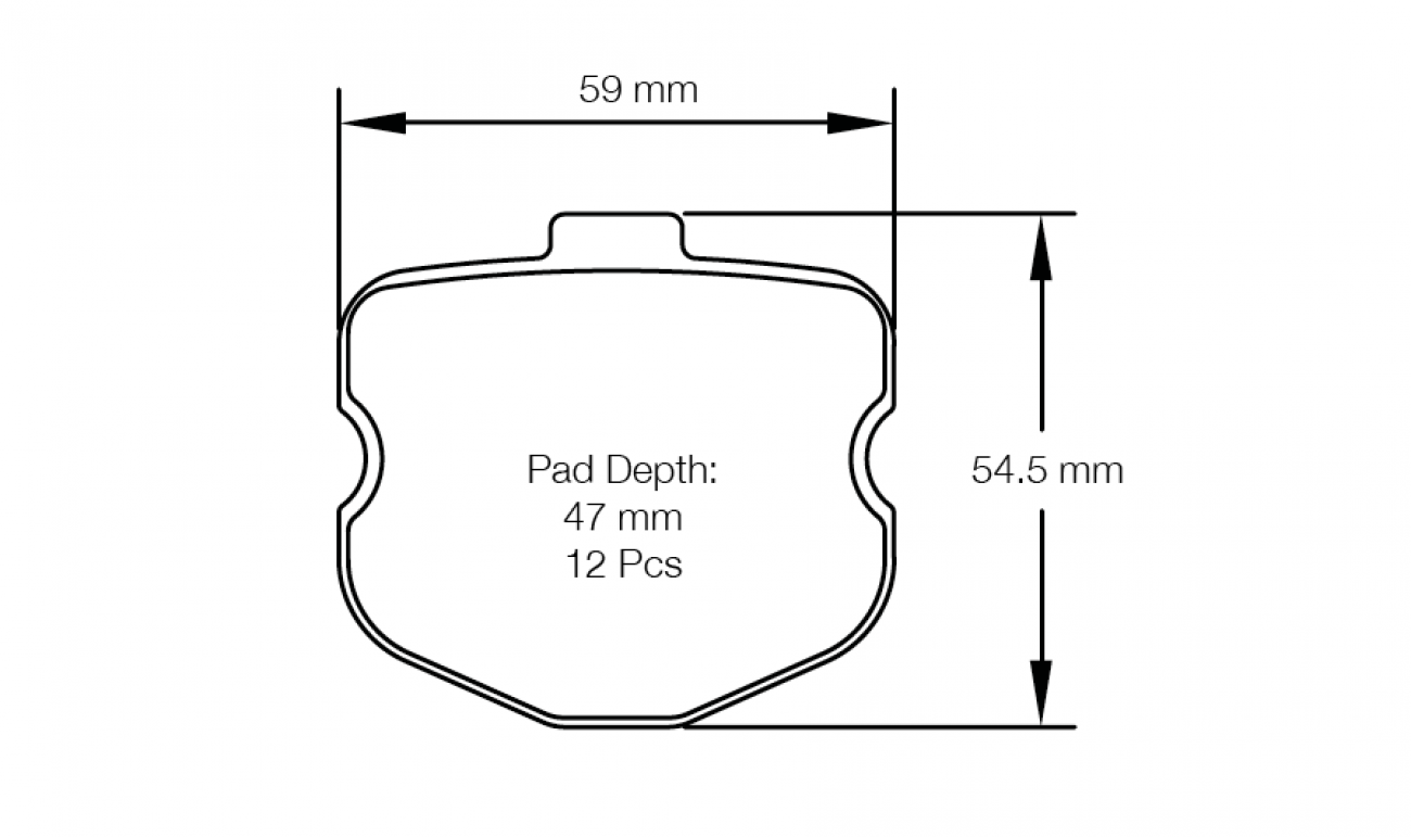 Pagid Racing Brake Pads - 8240F