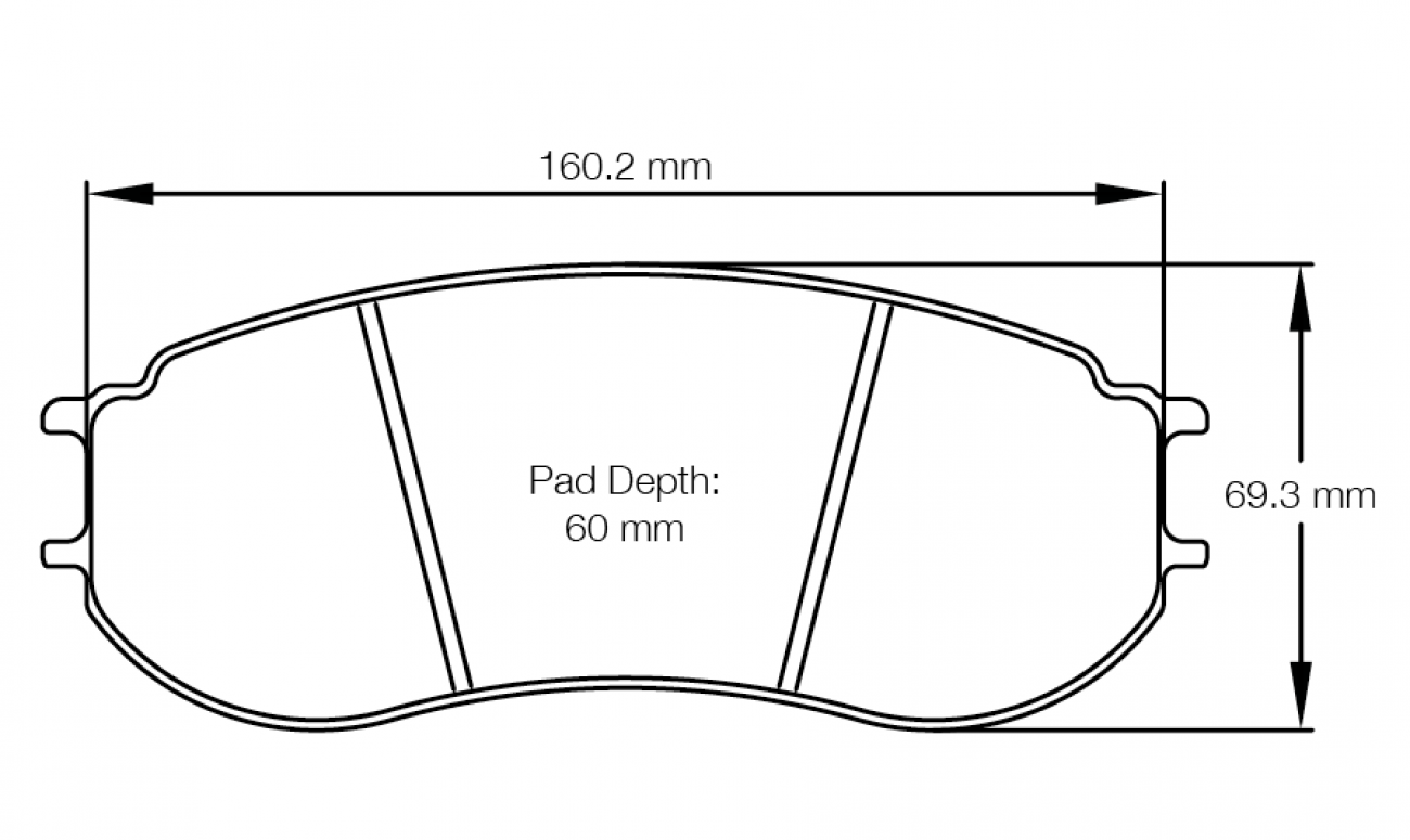 Pagid Racing Brake Pads - 8241